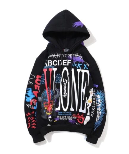 Vlone Graffiti Pullover Hoodie